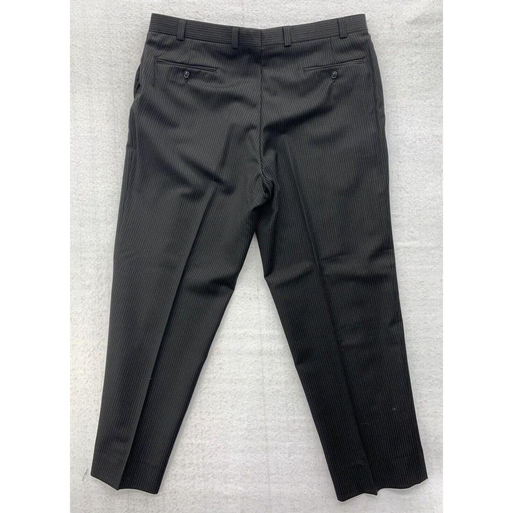 Calvin Klein 2 Piece Suit 42R Pants 38X29 Black Pure Wool Canada Teamster 1998 - Picture 16 of 16